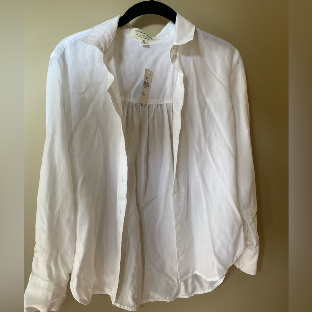 Anthropologie White blouse